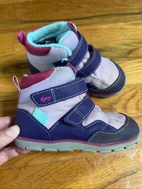 See Kai Run Atlas III Toddler Waterproof Winter Boots, Purple/Pink